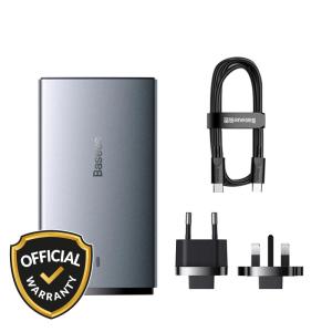 Baseus 65W UK/EU/US GaN5 Pro Fast Charging Adapter With Type-C to Type-C Cable (CCGP150113)