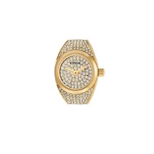 Fossil Two-Hand Gold-Tone Women’s Watch Ring (ES5392)