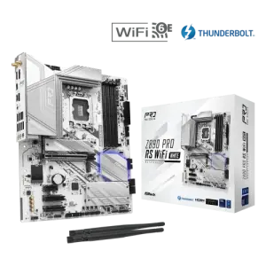 ASRock Z890 Pro RS WiFi White LGA1851 DDR5 ATX Motherboard