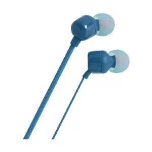 JBL TUNE 110 Wired In-Ear Blue Earphone (3 Month Warranty)