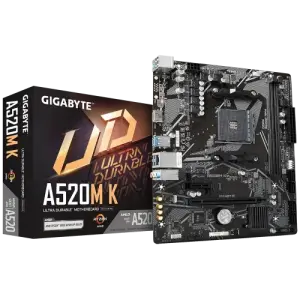 GIGABYTE A520M K AM4 Micro ATX Motherboard
